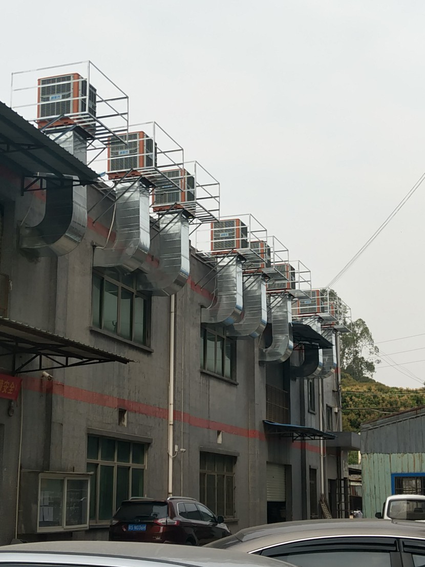 打磨車間環保空調降溫工程 打磨車間環保空調降溫工程